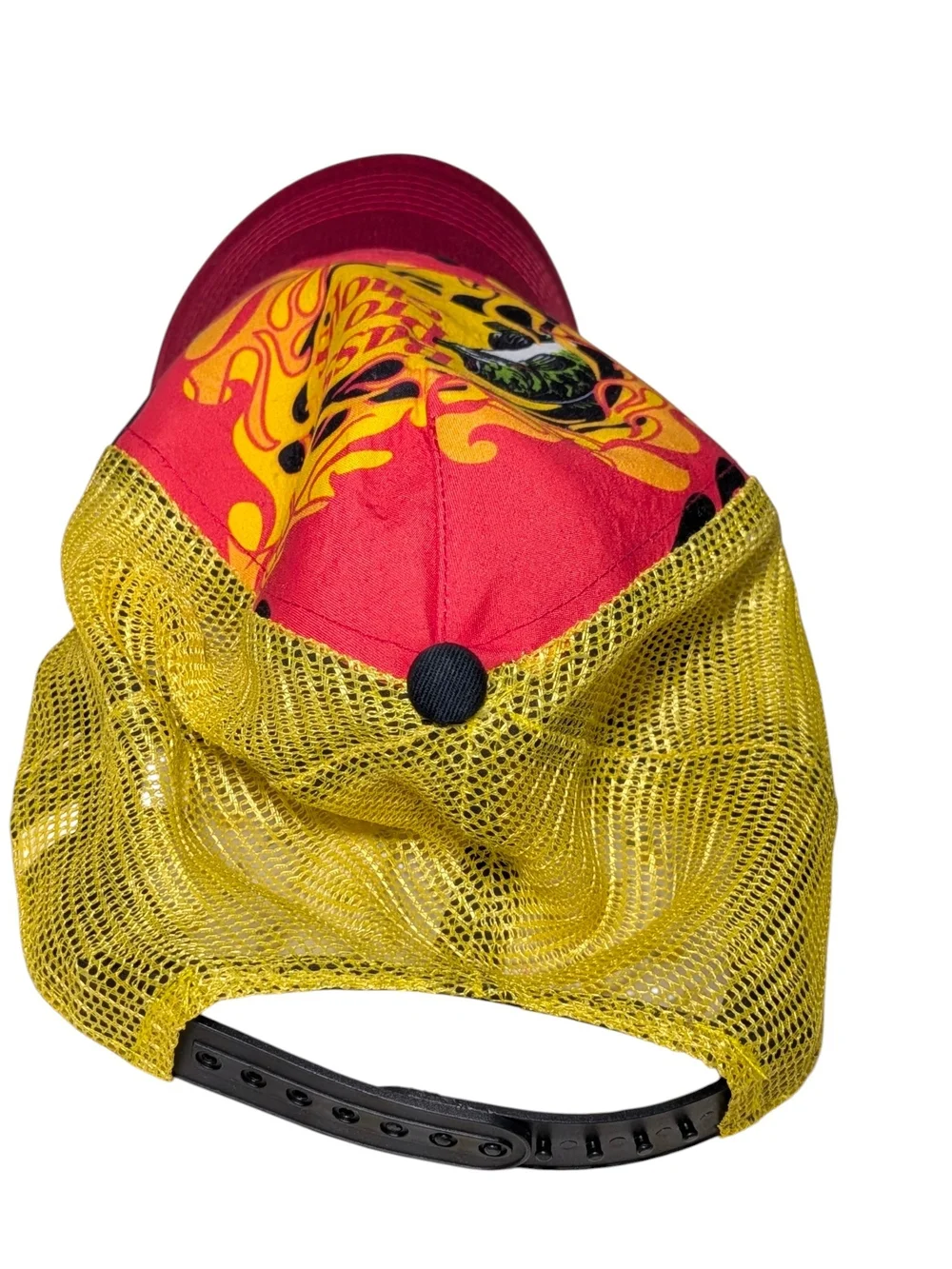 Bass Pro Shops Youth Red & Yellow Fishing Trucker Hat